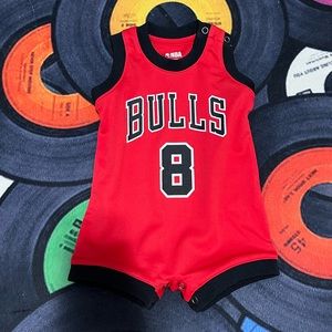3/6 month NBA Chicago Bulls, Lavine jersey romper